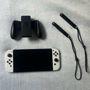 White Nintendo OLED Switch Console